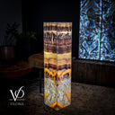 Golden Cloud Onyx Floor Lamp (Exotic Dragon Eye #1) - Floor