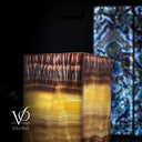 Golden Cloud Onyx Floor Lamp (Exotic Dragon Eye #2) - Floor