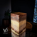 Golden Cloud Onyx Floor Lamp (Exotic Dragon Eye #2) - Floor