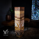 Golden Cloud Onyx Floor Lamp (Exotic Dragon Eye #2) - Floor