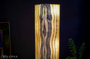 Golden Cloud Onyx Crystal Floor Lamp (1/2) - Desk Lamp