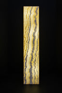 Golden Cloud Large (Tower) Onyx Crystal Floor Lamp - Vilona Onyx
