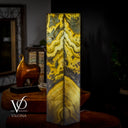 Golden Cloud Onyx Square Table Lamp #4 - Floor Lamp