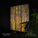 Golden Cloud Onyx Wall Panels (Set #1) - Floor Lamp