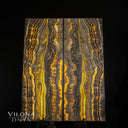 Golden Cloud Onyx Wall Panels (Set #1) - Floor Lamp