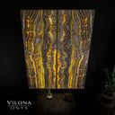 Golden Cloud Onyx Wall Panels (Set #1) - Floor Lamp