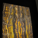 Golden Cloud Onyx Wall Panels (Set #1) - Floor Lamp