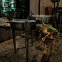 Hand Forged Metal Agat Table #1