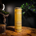 Honeycomb Onyx Cylinder Table Lamp #2 - Floor Lamp
