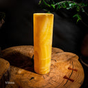 Honeycomb Onyx Cylinder Table Lamp #3 - Floor Lamp