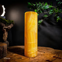Honeycomb Onyx Cylinder Table Lamp #3 - Floor Lamp