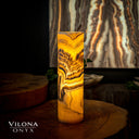 Honeycomb Onyx Cylinder Table Lamp #6 Floor Lamp