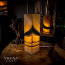 Honeycomb Onyx Table Lamp #2 - Floor Lamp