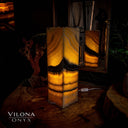 Honeycomb Onyx Table Lamp #2 - Floor Lamp