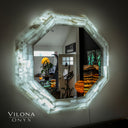 Ice Onyx Crystal Mirror #2 (Octagon) - mirror