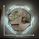 Ice Onyx Crystal Mirror #2 (Octagon) - mirror