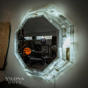 Ice Onyx Crystal Mirror #2 (Octagon) - mirror