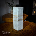 Ice Onyx Hexagon Table Lamp #1 - Decor
