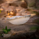 Ice White (Onyx Bowl #2) - Stone Bowl