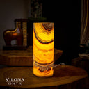 Miami Sunset Cylinder Table Lamp #3 - Floor Lamp