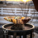 Polished Aqua Bowl #3 - Stone Bowl