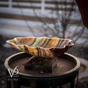 Polished Aqua Bowl #3 - Stone Bowl