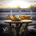 Polished Aqua Bowl #3 - Stone Bowl