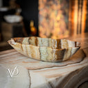 Polished Aqua Bowl #4 - Stone Bowl