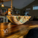 Polished Aqua Bowl #5 - Stone Bowl
