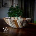 Polished Aqua Bowl #6 - Stone Bowl