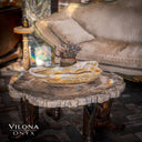 Polished Tangerine Onyx Crystal Bowl #1 Onyx Bowl