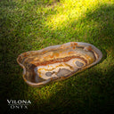 Polished Tangerine Onyx Crystal Bowl #1 Onyx Bowl