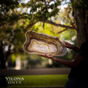 Polished Tangerine Onyx Crystal Bowl #1 Onyx Bowl