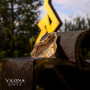 Polished Tangerine Onyx Crystal Bowl #2 Onyx Bowl
