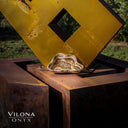 Polished Tangerine Onyx Crystal Bowl #2 Onyx Bowl