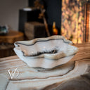Polished White Ice (Onyx Bowl #3) - Stone Bowl