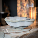 Polished White Ice (Onyx Bowl #3) - Stone Bowl