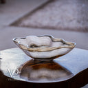 Polished White Ice (Onyx Bowl #3) - Stone Bowl