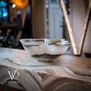 Polished White Ice (Onyx Bowl #3) - Stone Bowl