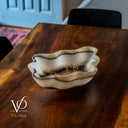 Polished White Ice (Onyx Bowl #3) - Stone Bowl