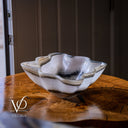 Polished White Ice (Onyx Bowl #3) - Stone Bowl
