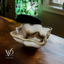 Polished White Ice (Onyx Bowl #3) - Stone Bowl