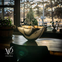 Polished White Ice (Onyx Bowl #6) - Stone Bowl