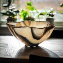 Polished White Ice (Onyx Bowl #6) - Stone Bowl