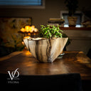Polished White Ice (Onyx Bowl #6) - Stone Bowl