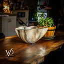 Polished White Ice (Onyx Bowl #6) - Stone Bowl
