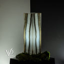 Polished White Ice Onyx Lamp (Exotic Table Lamp #6) - Decor