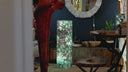 Fluorite Floor Lamp - Medium - 43.5"H x 10"W - Square - #10
