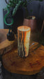 Tangerine Sierra Onyx Crystal Table Lamp #2