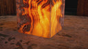 Honeycomb Onyx Floor Lamp -Exotic - Large - 55” Tall, 11.75 x 11.75" Square - #3